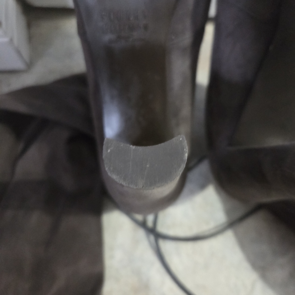Stuart Weitzman Taupe Over-the-Knee Boots - Picture 7 of 8
